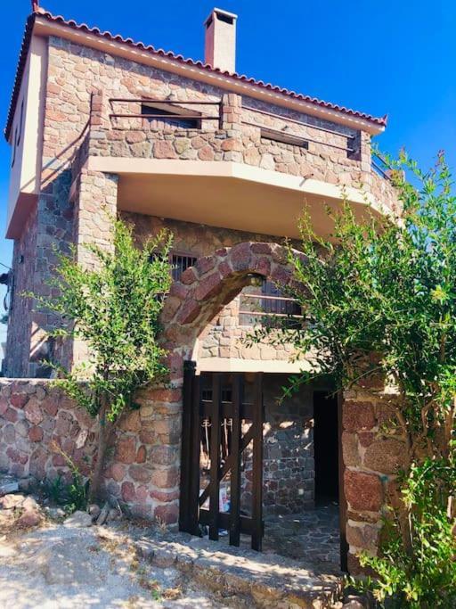 Stone Sunset Villa Sfentouri エクステリア 写真